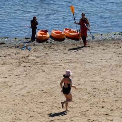 Nauthólsvík  - der geothermale Stadtstrand in Reykjavík
